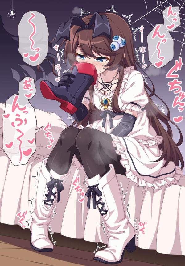 【アシックセ】自分の足のニオイをチェックする女子達の二次エロ画像【23枚目】