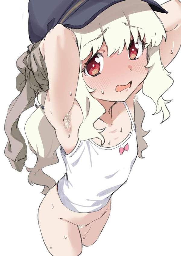 【生えたて感】腋毛生えてるロリ娘の二次エロ画像【3枚目】