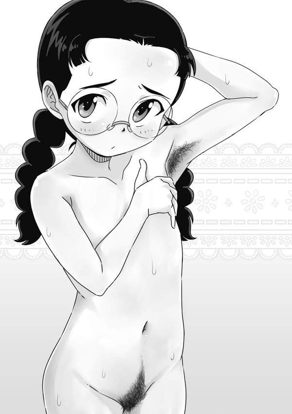 【生えたて感】腋毛生えてるロリ娘の二次エロ画像【6枚目】