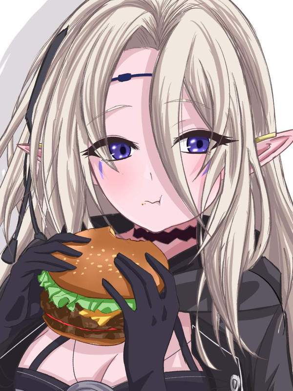 【しっかりいい朝食の日】ハンバーガーを食べる女子達の二次エロ画像【栄養満点の朝飯の代表】【9枚目】