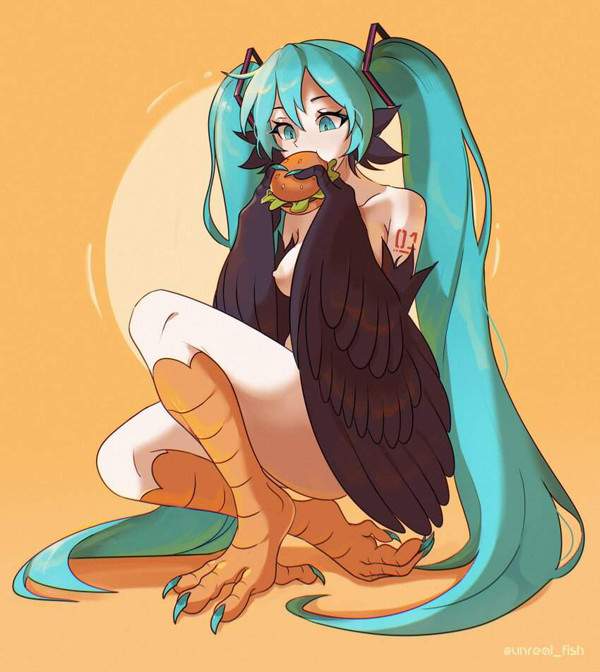 【しっかりいい朝食の日】ハンバーガーを食べる女子達の二次エロ画像【栄養満点の朝飯の代表】【11枚目】