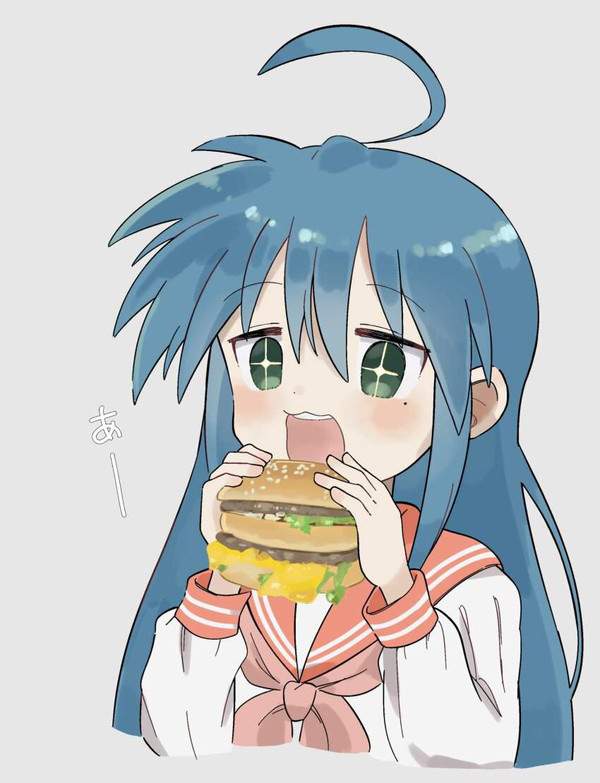 【しっかりいい朝食の日】ハンバーガーを食べる女子達の二次エロ画像【栄養満点の朝飯の代表】【17枚目】