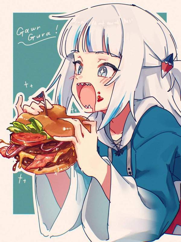 【しっかりいい朝食の日】ハンバーガーを食べる女子達の二次エロ画像【栄養満点の朝飯の代表】【21枚目】