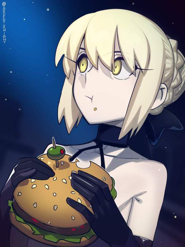 【しっかりいい朝食の日】ハンバーガーを食べる女子達の二次エロ画像【栄養満点の朝飯の代表】【23枚目】