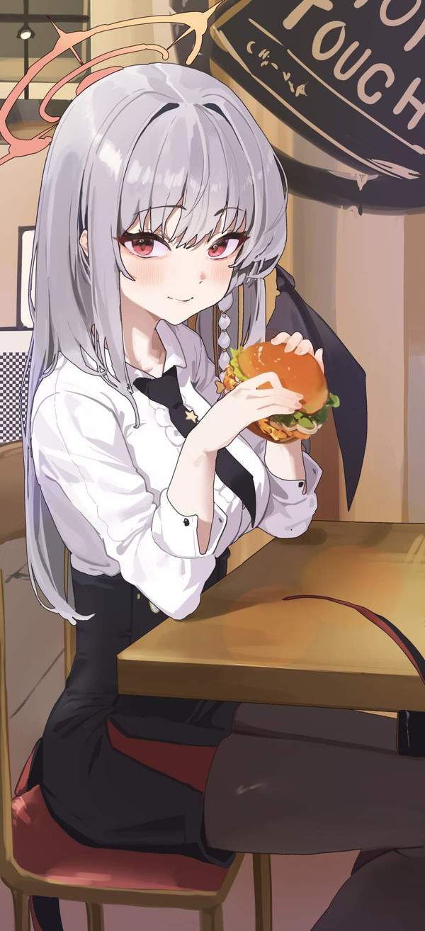 【しっかりいい朝食の日】ハンバーガーを食べる女子達の二次エロ画像【栄養満点の朝飯の代表】【31枚目】
