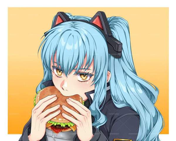 【しっかりいい朝食の日】ハンバーガーを食べる女子達の二次エロ画像【栄養満点の朝飯の代表】【34枚目】