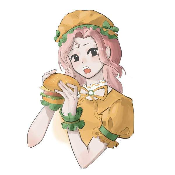 【しっかりいい朝食の日】ハンバーガーを食べる女子達の二次エロ画像【栄養満点の朝飯の代表】【36枚目】