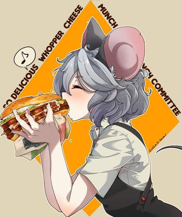 【しっかりいい朝食の日】ハンバーガーを食べる女子達の二次エロ画像【栄養満点の朝飯の代表】【37枚目】