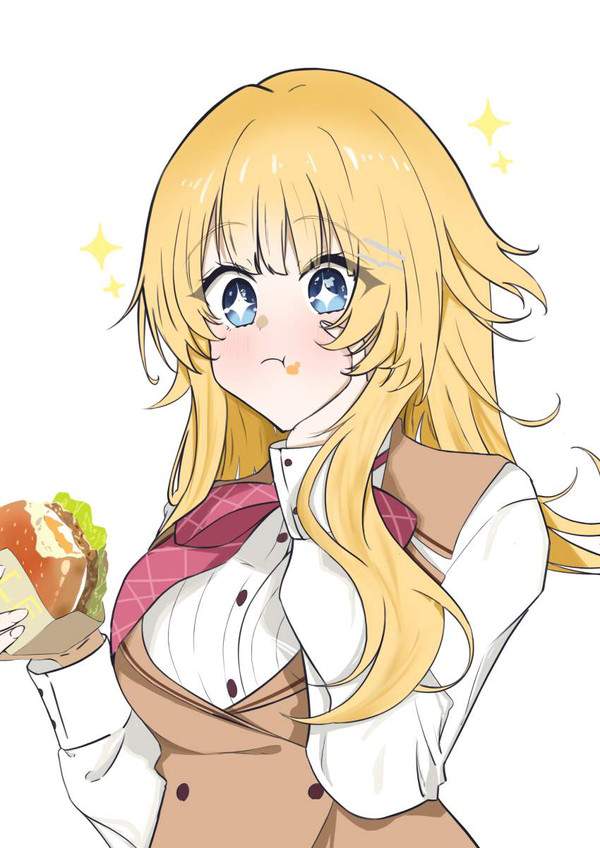 【しっかりいい朝食の日】ハンバーガーを食べる女子達の二次エロ画像【栄養満点の朝飯の代表】【38枚目】