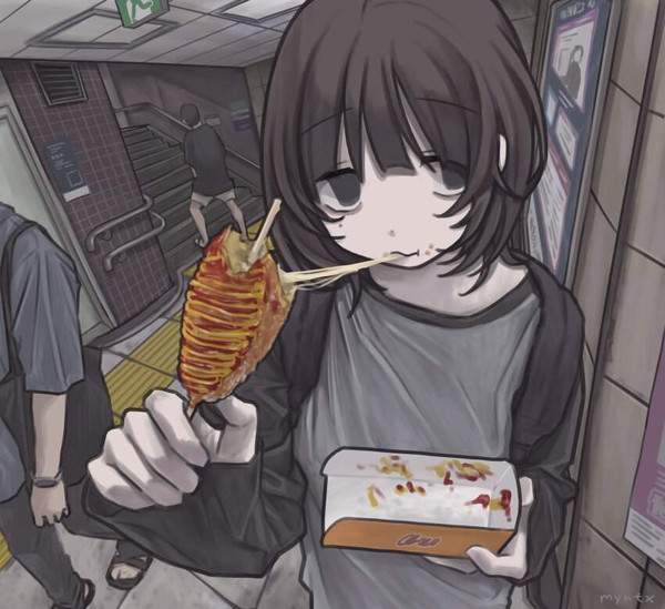 【どっち！？】アメリカンドッグorチーズハットグと女子の二次エロ画像【13枚目】