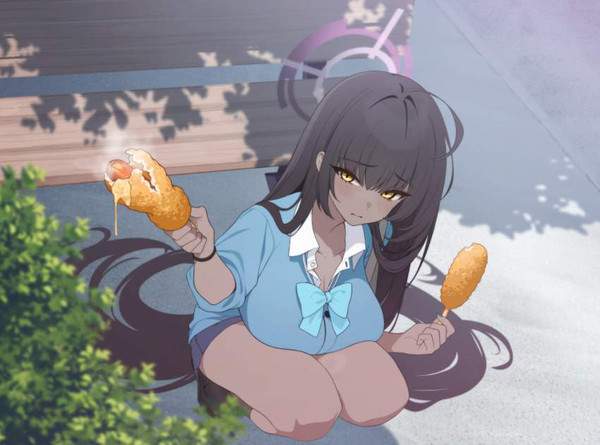 【どっち！？】アメリカンドッグorチーズハットグと女子の二次エロ画像【15枚目】