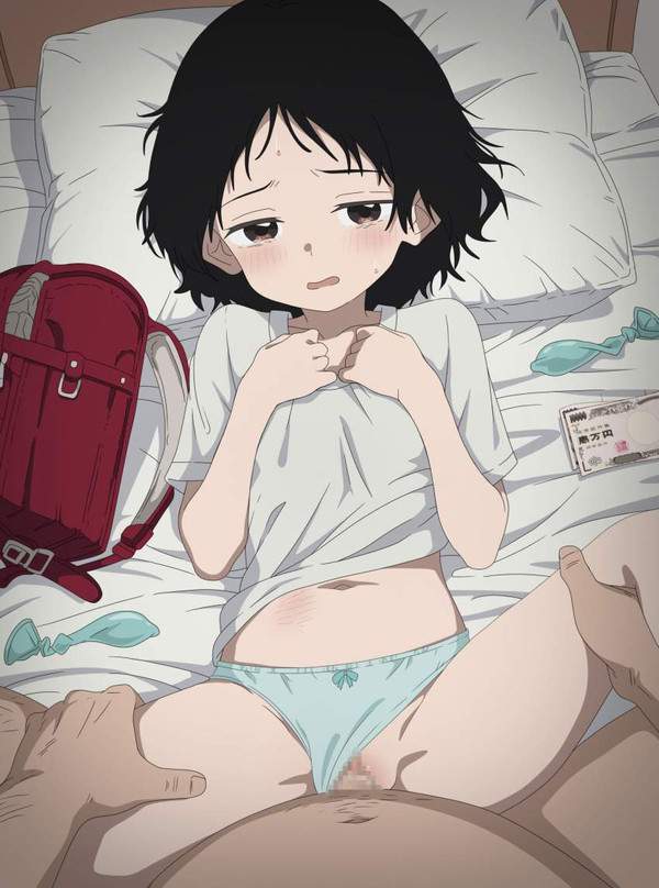 【ガキペイ】金銭をやり取りして少女と淫らな行為をしている二次エロ画像【3枚目】