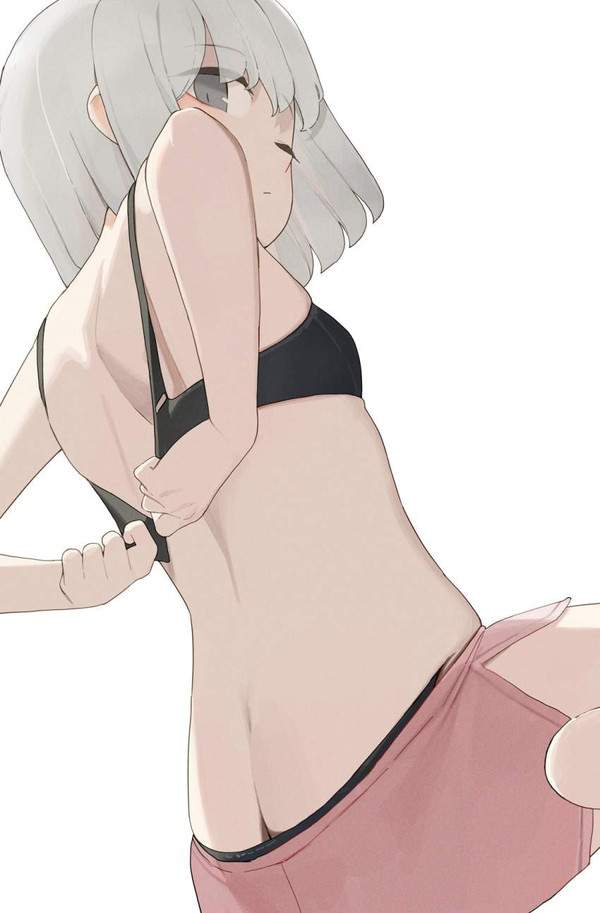 【あと少し】両腕を後ろに回してブラジャー外そうとしてる女子達の二次エロ画像【21枚目】