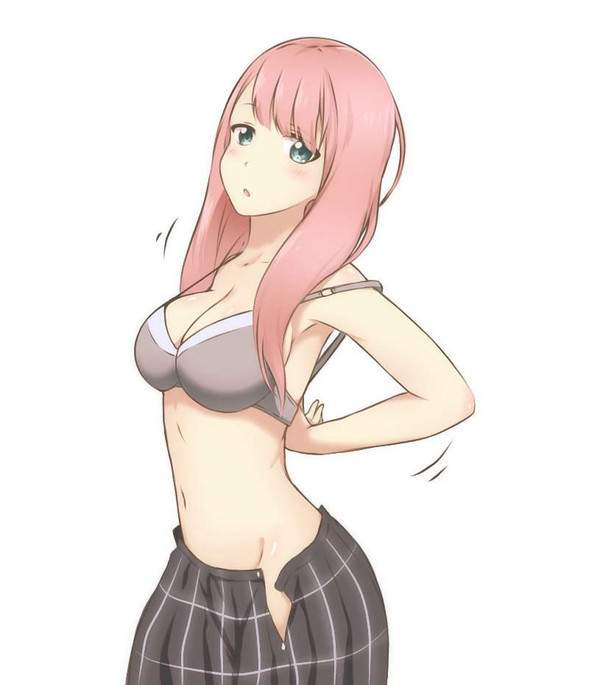 【あと少し】両腕を後ろに回してブラジャー外そうとしてる女子達の二次エロ画像【29枚目】