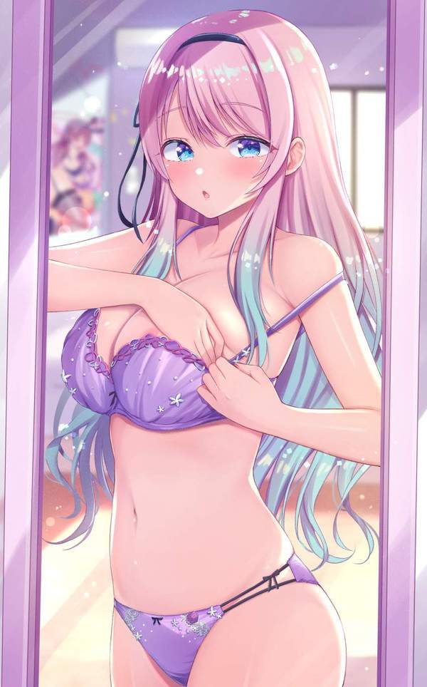 【盛りすぎチャレンジ】ブラに手を入れておっぱいを寄せてる女子達の二次エロ画像【28枚目】