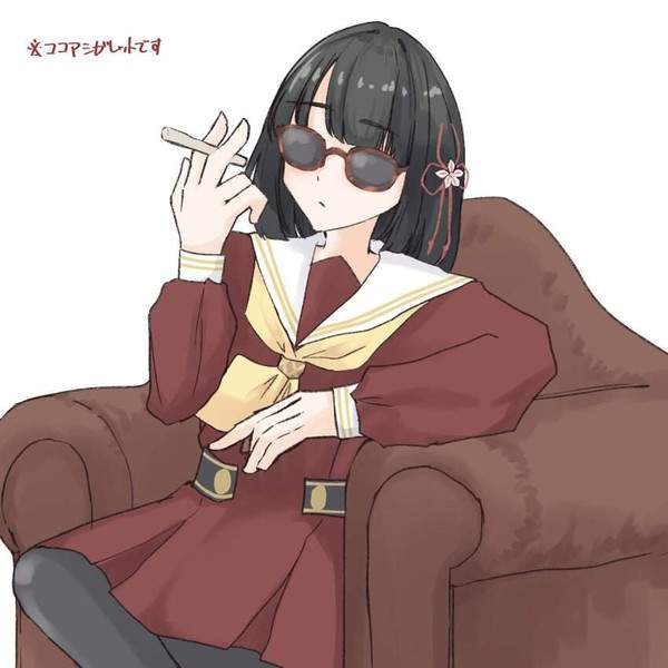 【ジャムの日】目の見えない濃い色のサングラスを掛けた女子達の二次エロ画像【37枚目】