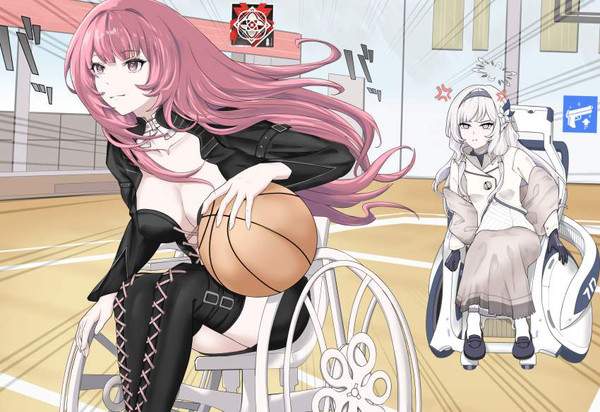 【バスケはしてない】車椅子に乗る女子の二次エロ画像【4枚目】