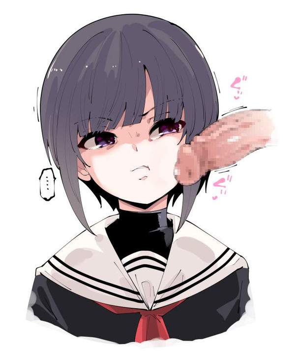 【ギロチンの日】チンコをにらみつける女子達の二次エロ画像【7枚目】