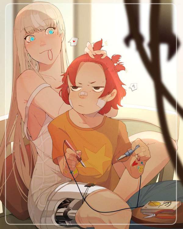 【ロンドンブーツ１号２号！？】金髪女子と赤髪女子の二次エロ画像【12枚目】