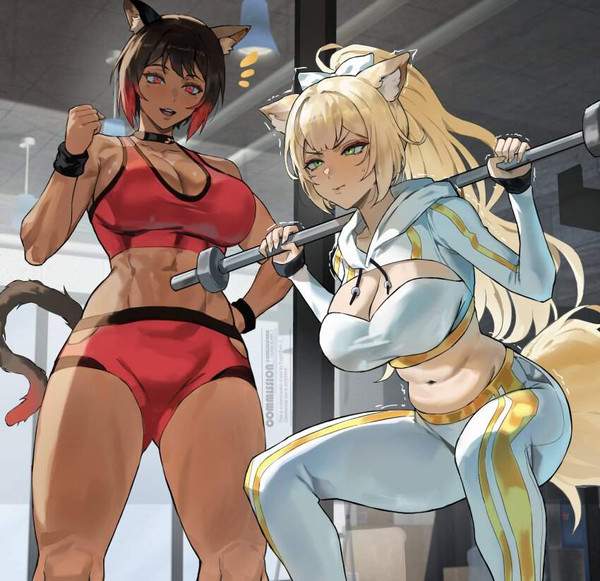 【ロンドンブーツ１号２号！？】金髪女子と赤髪女子の二次エロ画像【14枚目】