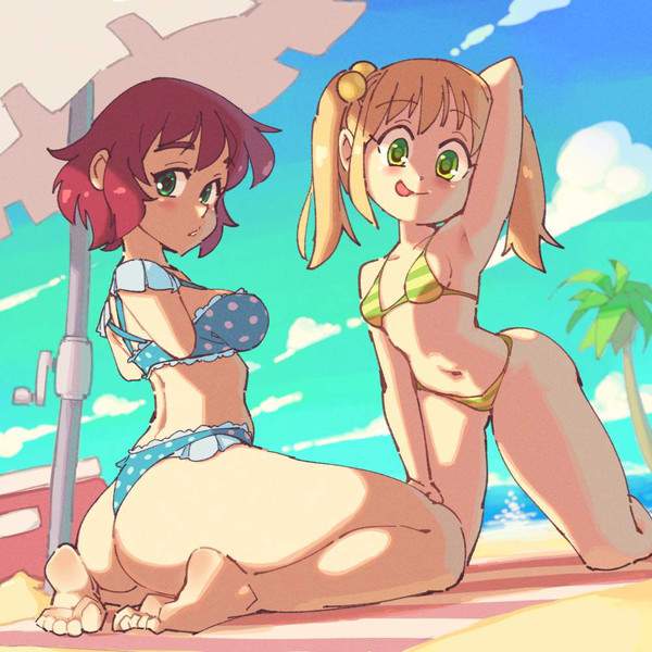 【ロンドンブーツ１号２号！？】金髪女子と赤髪女子の二次エロ画像【19枚目】