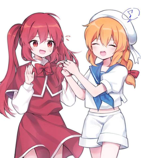 【ロンドンブーツ１号２号！？】金髪女子と赤髪女子の二次エロ画像【20枚目】