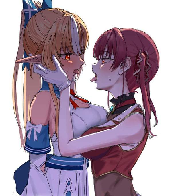 【ロンドンブーツ１号２号！？】金髪女子と赤髪女子の二次エロ画像【23枚目】