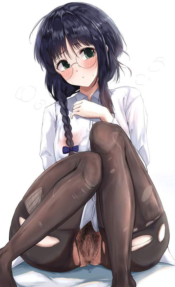 【ほぼ柴】メガネ剛毛女子の二次エロ画像【18枚目】