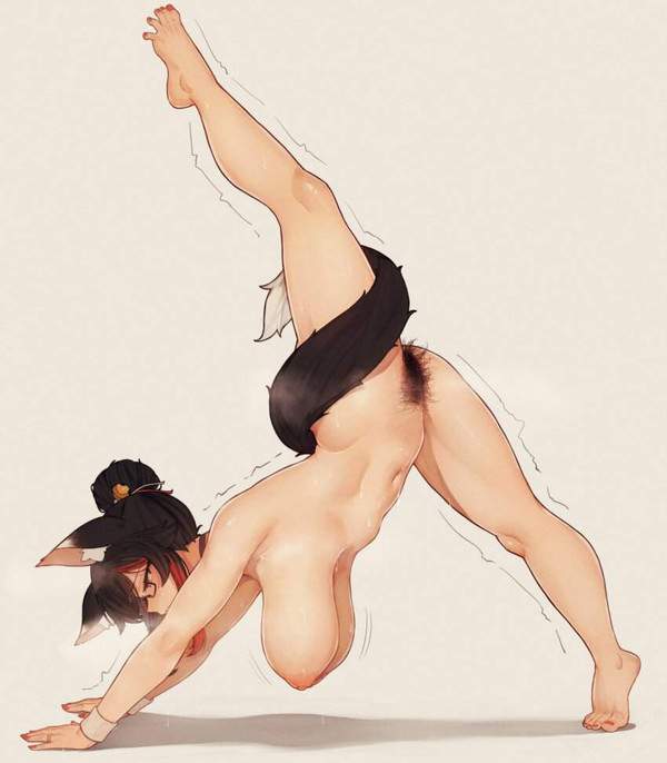 【ほぼ柴】メガネ剛毛女子の二次エロ画像【25枚目】