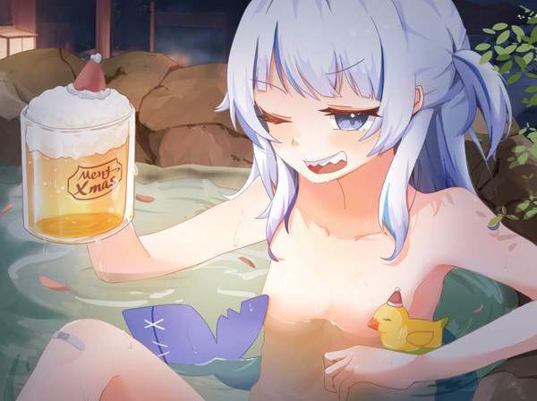 【よい風呂の日】お風呂でお酒を嗜む女子達の二次エロ画像【6枚目】