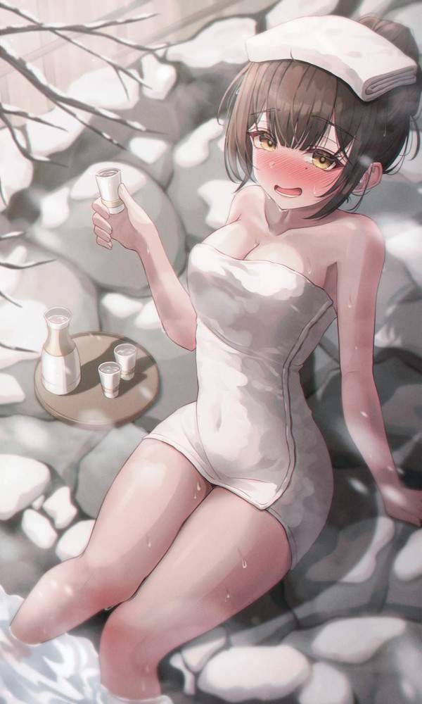 【よい風呂の日】お風呂でお酒を嗜む女子達の二次エロ画像【21枚目】