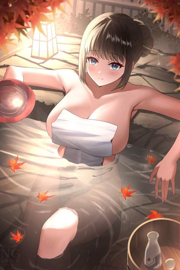 【よい風呂の日】お風呂でお酒を嗜む女子達の二次エロ画像【25枚目】