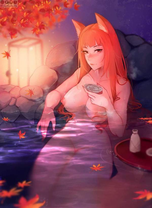 【よい風呂の日】お風呂でお酒を嗜む女子達の二次エロ画像【26枚目】