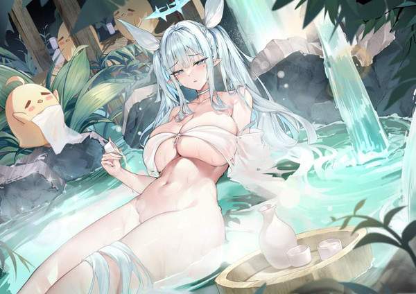 【よい風呂の日】お風呂でお酒を嗜む女子達の二次エロ画像【29枚目】