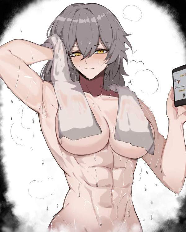 【タオルの日】首からタオル下げておっぱいが絶妙な女子達の二次エロ画像【11枚目】