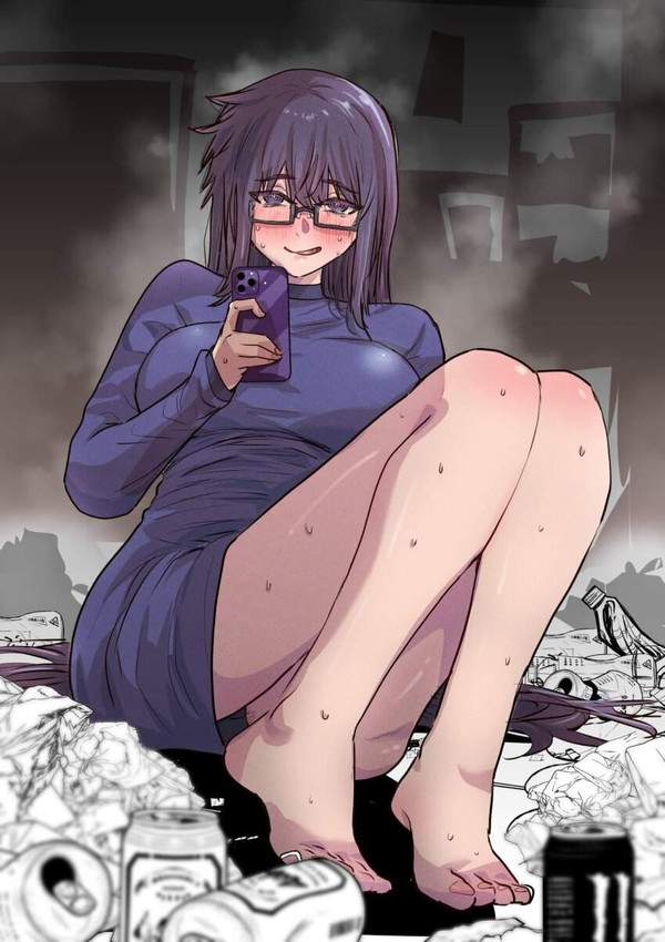 【ごみの日】ゴミ屋敷で暮らす最強な女子の二次エロ画像像【1枚目】