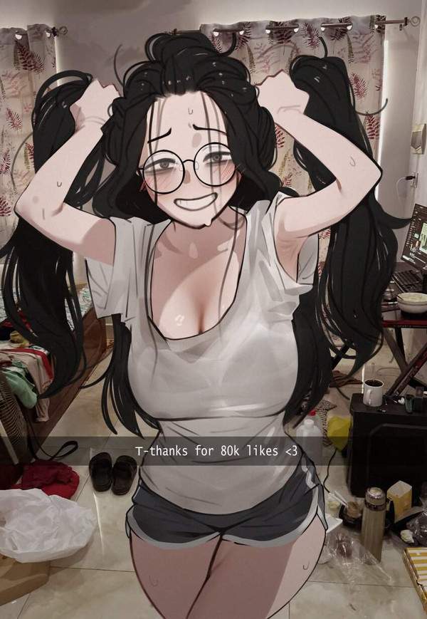 【ごみの日】ゴミ屋敷で暮らす最強な女子の二次エロ画像像【10枚目】