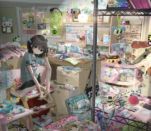 【ごみの日】ゴミ屋敷で暮らす最強な女子の二次エロ画像像【14枚目】