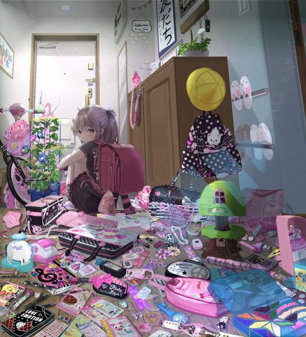 【ごみの日】ゴミ屋敷で暮らす最強な女子の二次エロ画像像【18枚目】