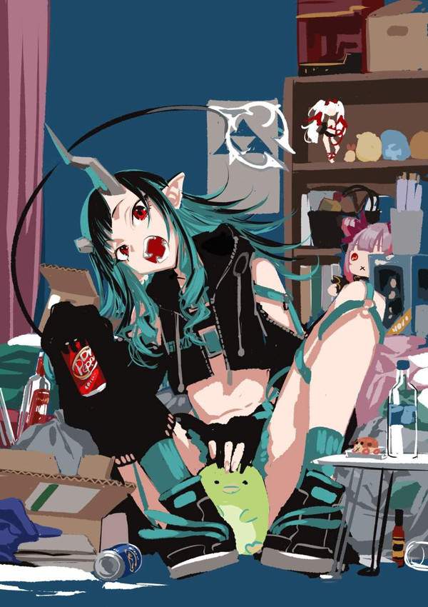 【ごみの日】ゴミ屋敷で暮らす最強な女子の二次エロ画像像【25枚目】