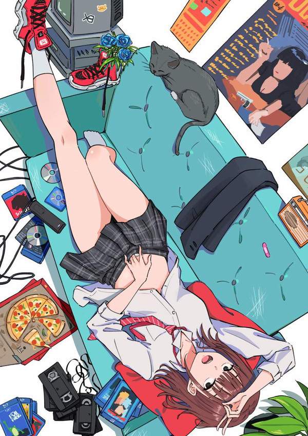 【ごみの日】ゴミ屋敷で暮らす最強な女子の二次エロ画像像【32枚目】