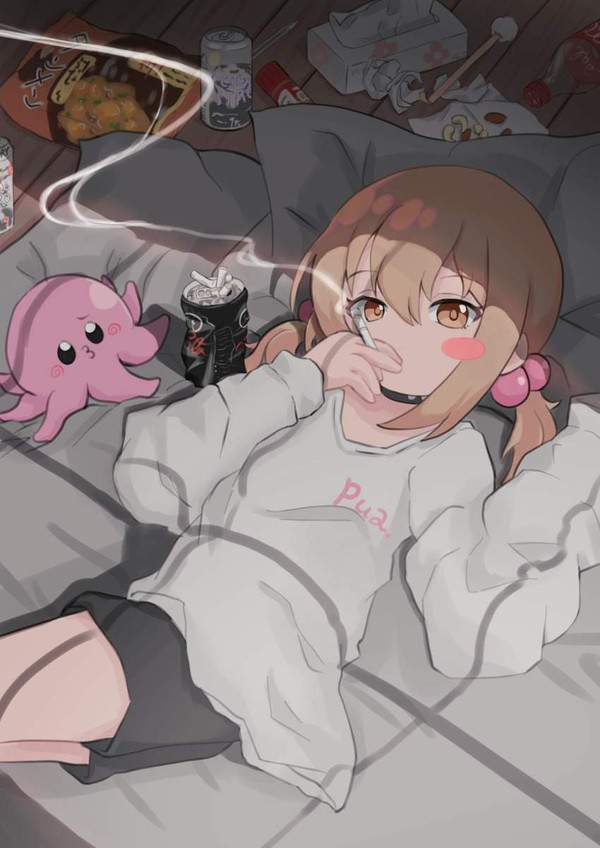 【ごみの日】ゴミ屋敷で暮らす最強な女子の二次エロ画像像【33枚目】