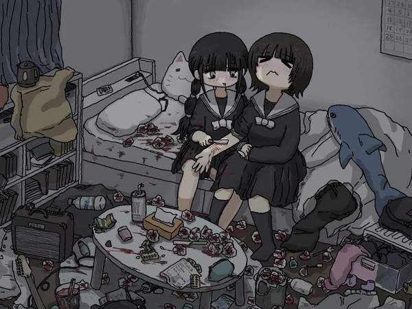 【ごみの日】ゴミ屋敷で暮らす最強な女子の二次エロ画像像【36枚目】
