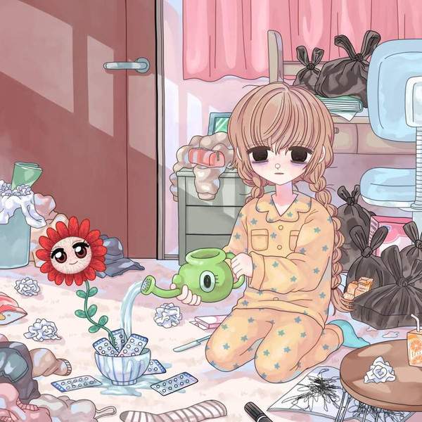 【ごみの日】ゴミ屋敷で暮らす最強な女子の二次エロ画像像【37枚目】