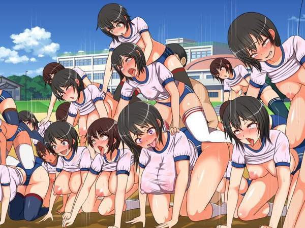 【資本主義】女子による人間ピラミッドの二次エロ画像【4枚目】