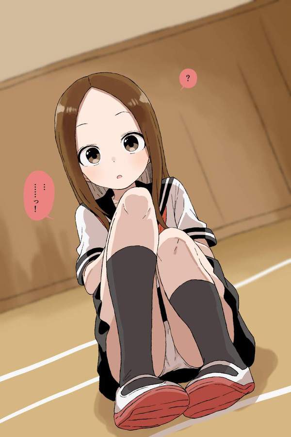 【何見てるの？】パンツ見えてるのに気づいてない女子の二次エロ画像【17枚目】
