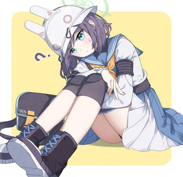 【何見てるの？】パンツ見えてるのに気づいてない女子の二次エロ画像【24枚目】