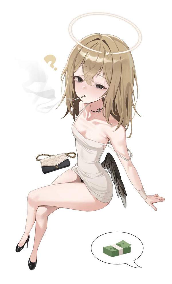 【何見てるの？】パンツ見えてるのに気づいてない女子の二次エロ画像【38枚目】