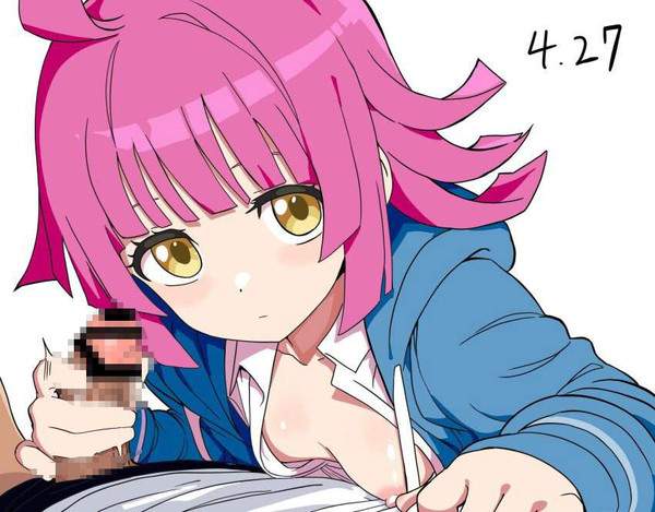 【クール攻め】無表情で手コキする女子達の二次エロ画像【32枚目】
