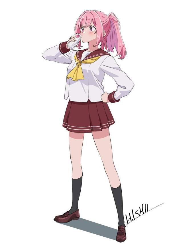 【ゴクゴクの日】腰に手を当ててビン牛乳を飲む女子達の二次エロ画像【23枚目】